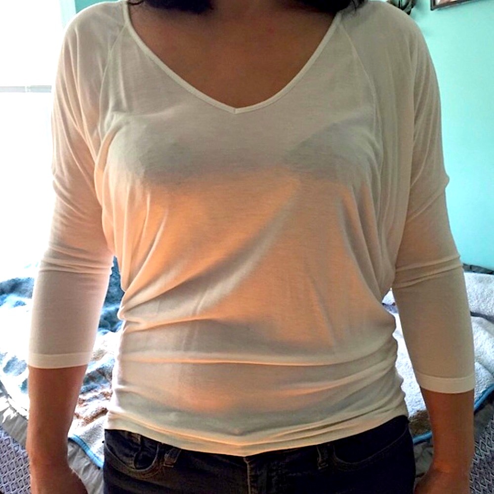 Brand new express v neck top •